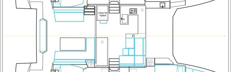 Nautitech Open 46 Ponte Inferiore (Opzionale 2)