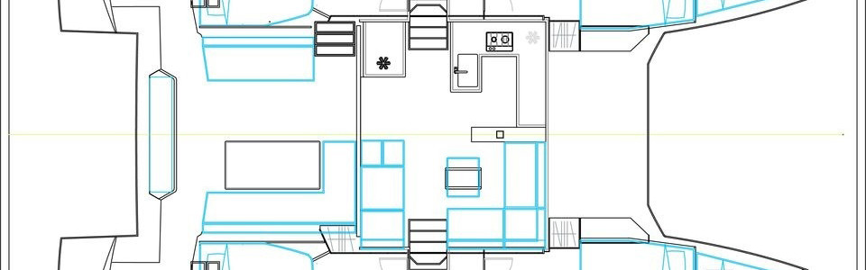 Nautitech Open 46 Lower Deck