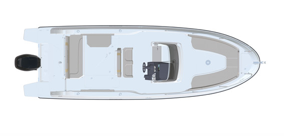 Quicksilver Activ 805 Open Plan Extérieur
