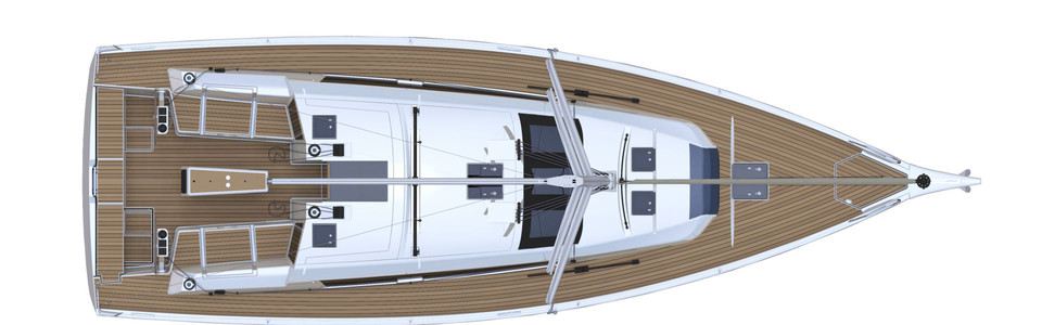 Dufour 430 Grand Large Exterior Plan