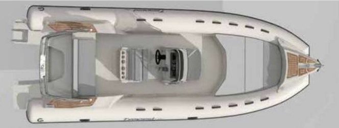 Tempest 700 Open Вид Сверху