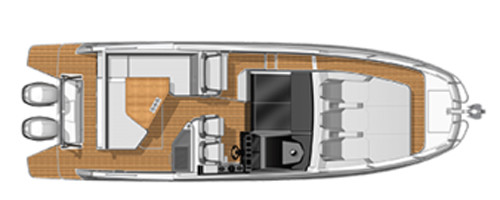 Beneteau Gran Turismo 32 Главная Палуба