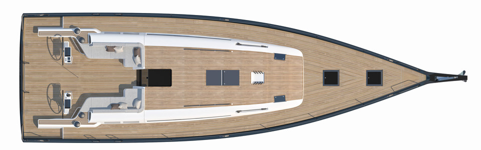 Beneteau FIRST YACHT 53 Plan Extérieur