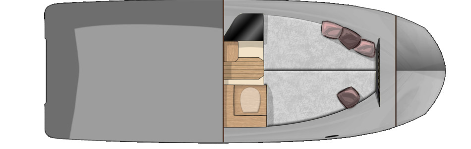 Sessa Key Largo 24 FB Lower Deck