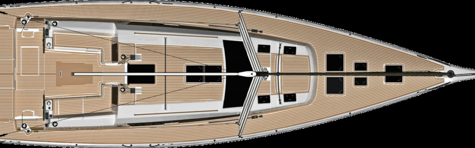 Dufour 56 Exclusive Exterior Plan