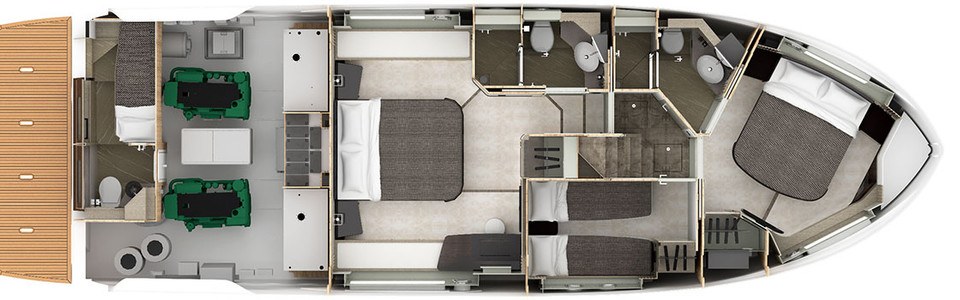Absolute Navetta 52 Lower Deck 2