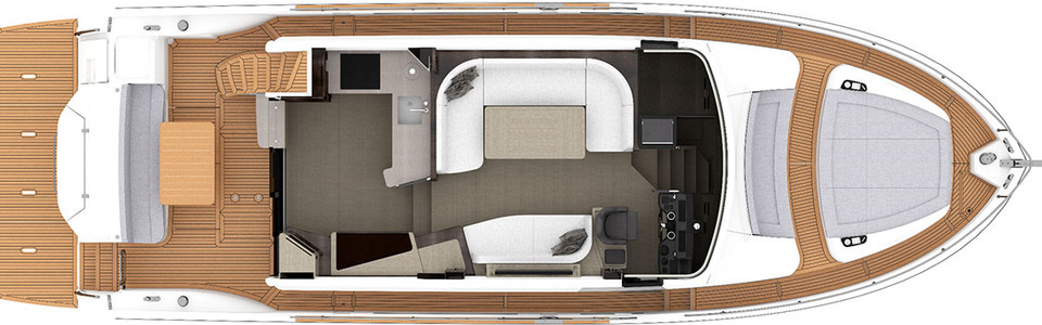 Absolute Navetta 52 Main Deck 2