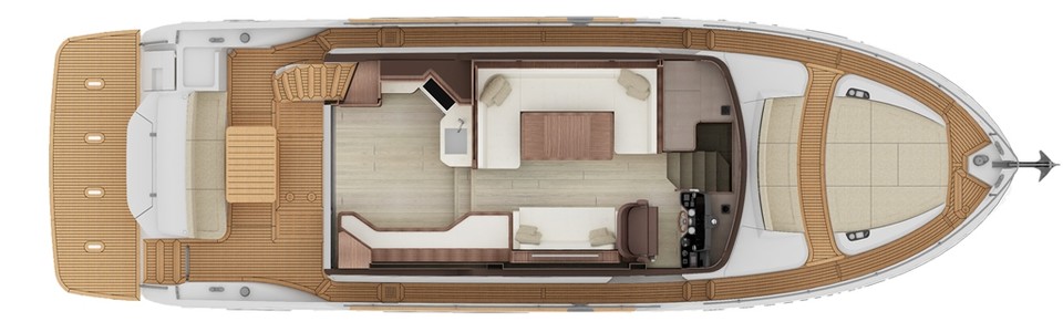 Absolute Navetta 52 Main Deck