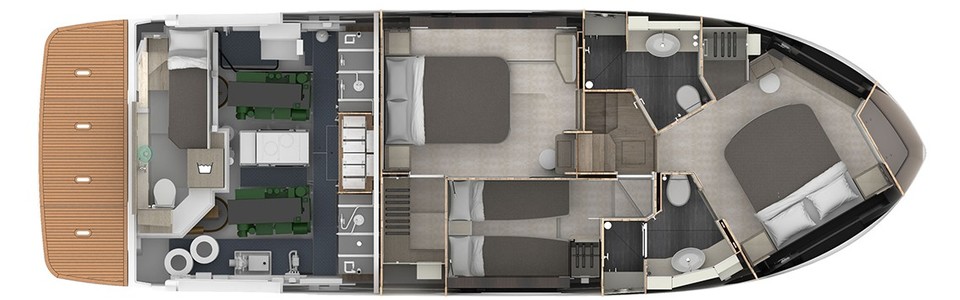 Absolute Navetta 48 Lower Deck