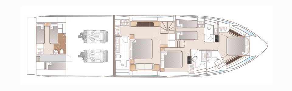 Princess Y78 Lower Deck