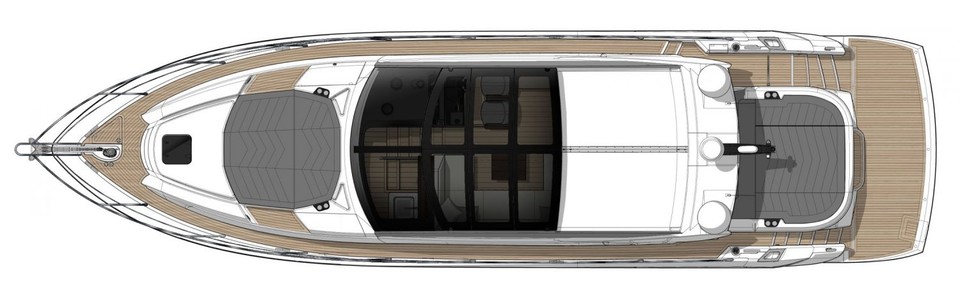 Sunseeker Predator 60 EVO Exterior Plan