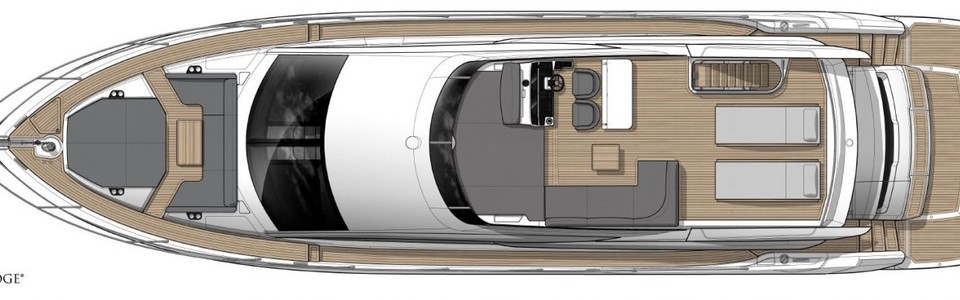 Sunseeker MANHATTAN 68 Flybridge Deck