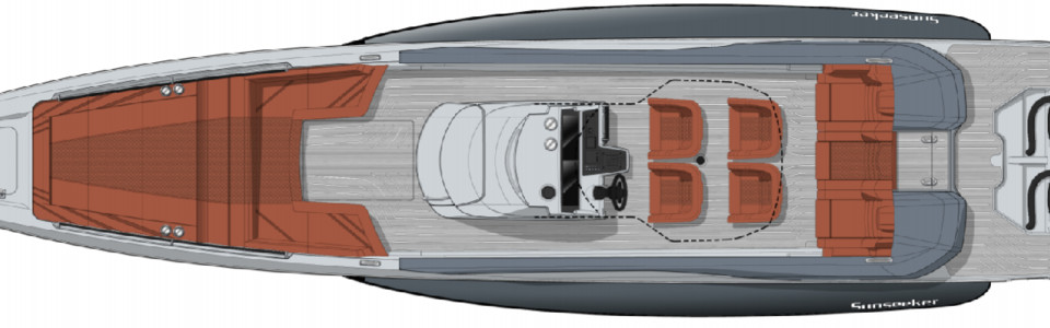 Sunseeker HAWK 38 Hauptdeck