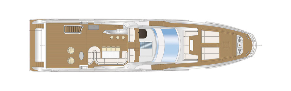 Azimut Grande 32 METRI Flybridge Deck