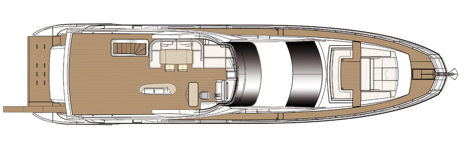 Azimut Grande 25 METRI Flybridge Deck