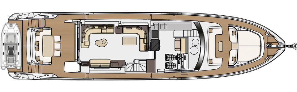 Azimut 78 Pont Principal (Optionnel)