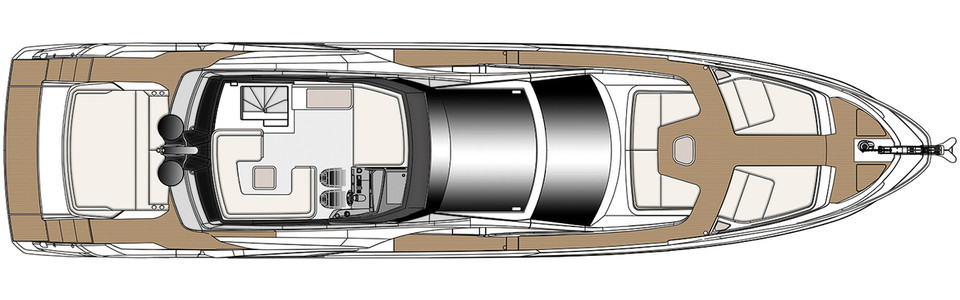 Azimut S8 Pont de Flybridge