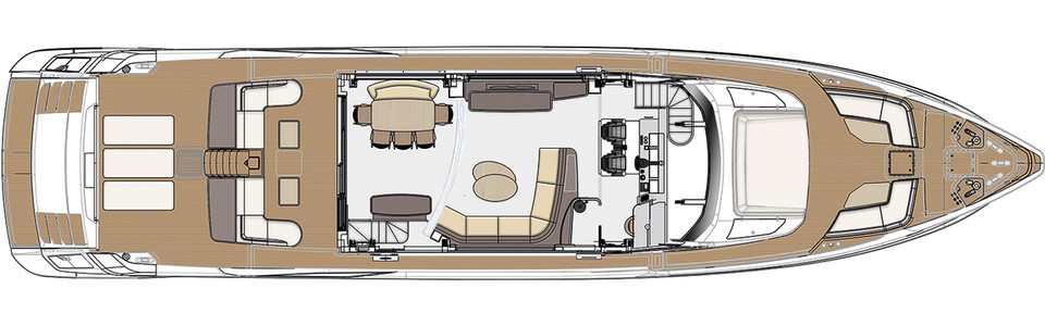 Azimut S10 Ponte Principale