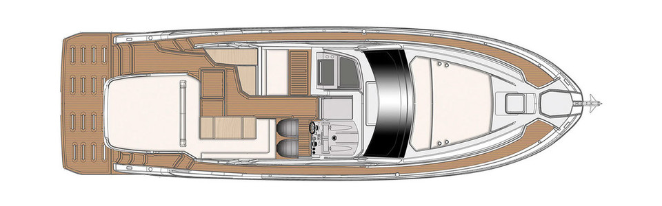 Azimut Atlantis 45 Cubierta Principal