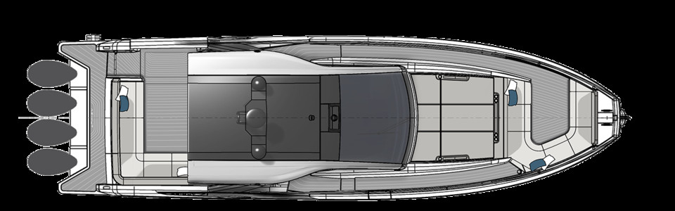 Azimut Verve 47 Exterior Plan