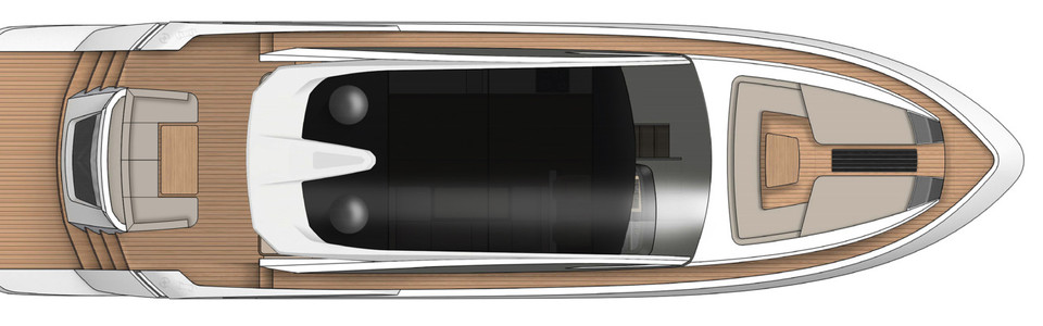 Fairline Targa 65 GT Exterior Plan