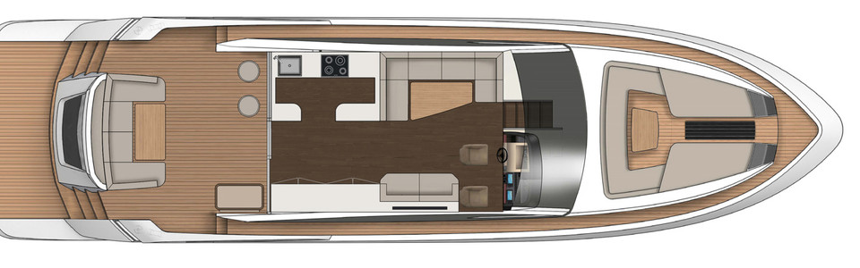 Fairline Targa 65 GT Main Deck (Optional)