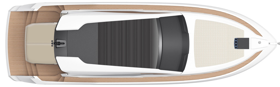 Fairline Targa 45 OPEN Exterior Plan