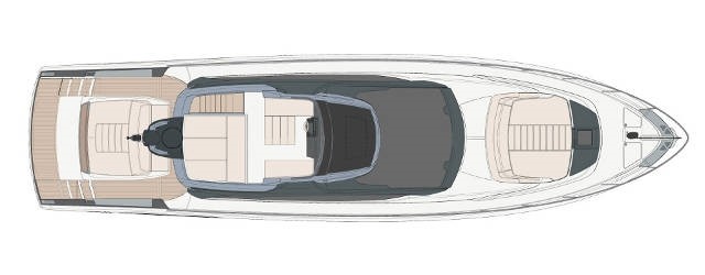 Riva 66 Ribelle Flybridge Deck