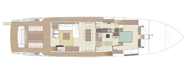 Riva 90 Argo Main Deck