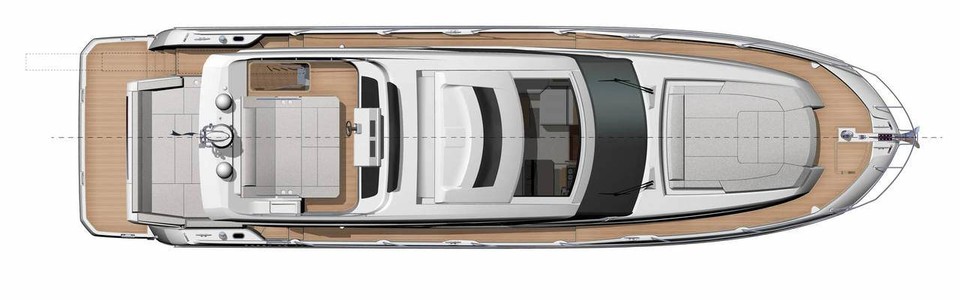 Prestige 590 S Flybridge Deck