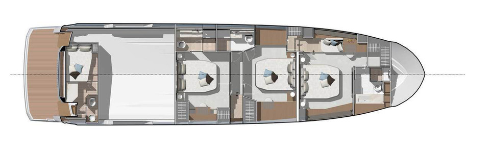 Prestige X70 Lower Deck
