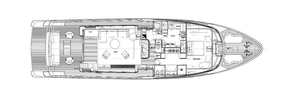 Sanlorenzo SD 96 Main Deck