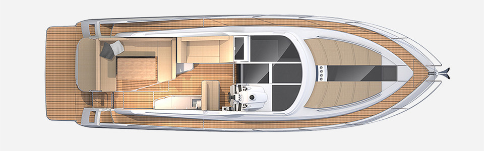 Galeon 405 HTS Ponte Principale