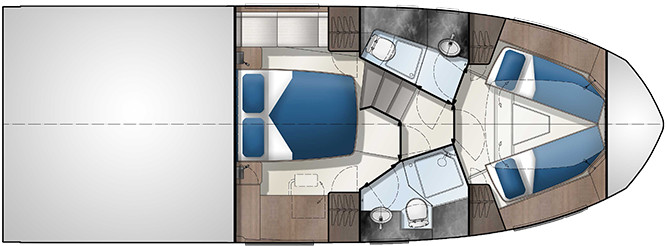 Galeon 410 HTC Ponte Inferiore