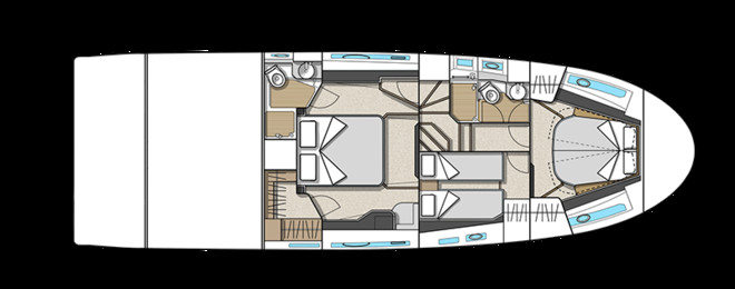 Beneteau Monte Carlo 52 Ponte Inferiore