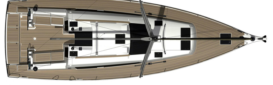 Dufour 460 Grand Large Exterior Plan