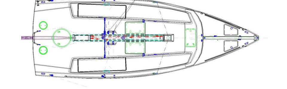 Dufour DRAKKAR 24 Вид Сверху