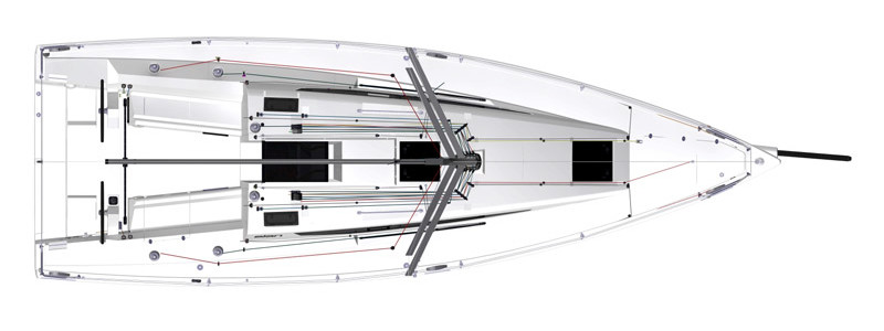 Elan E4 Вид Сверху