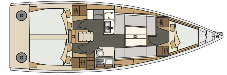 Elan E4 Нижняя Палуба (Опционально)
