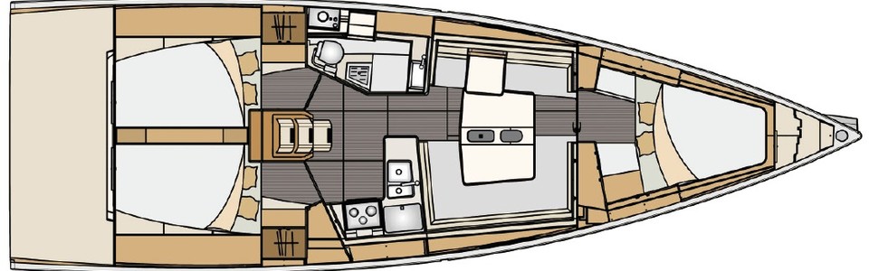 Elan E5 Lower Deck (Optional)