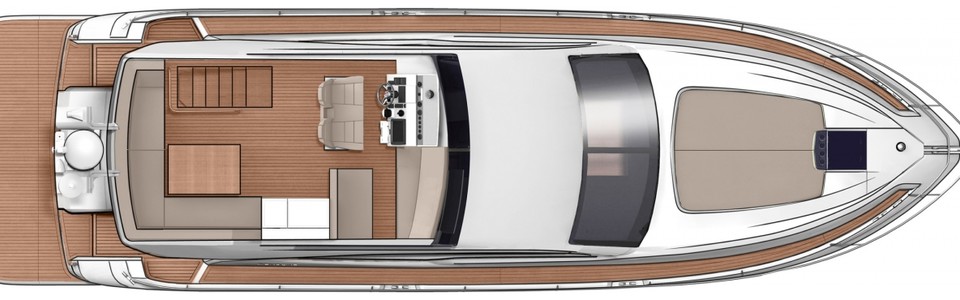 Fairline 50 Squadron Flybridge Deck