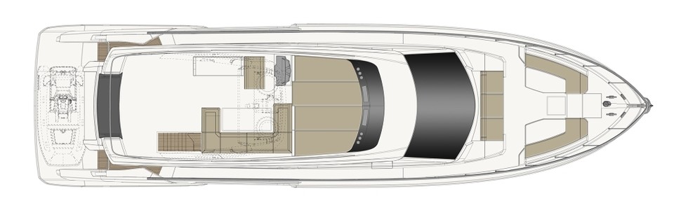 Ferretti 670 Sonnendeck 2