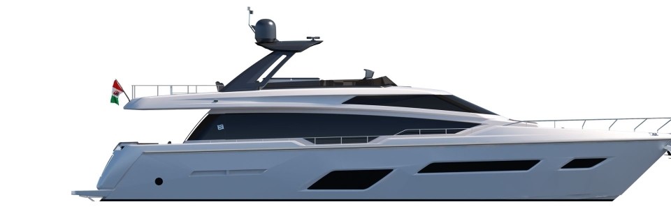 Ferretti 780 Profilo