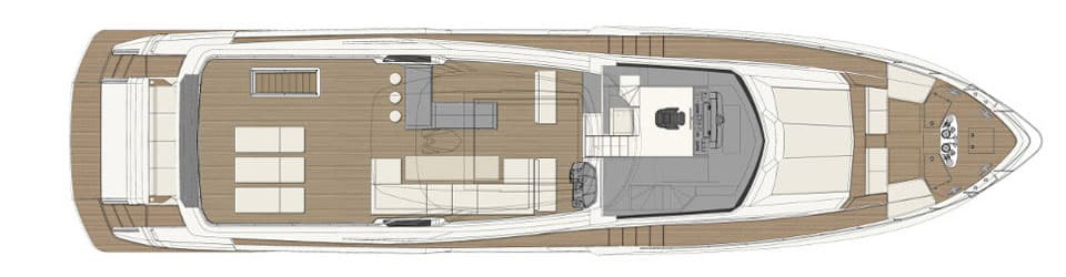Ferretti 920 Sundeck (Optional)