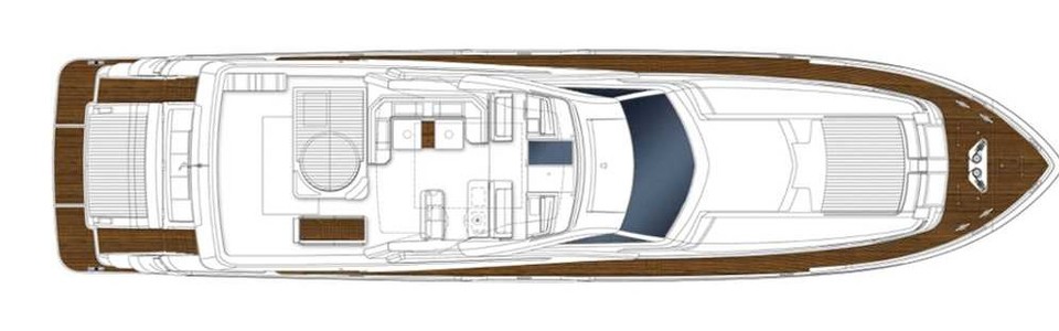 Ferretti 960 Pont de Flybridge