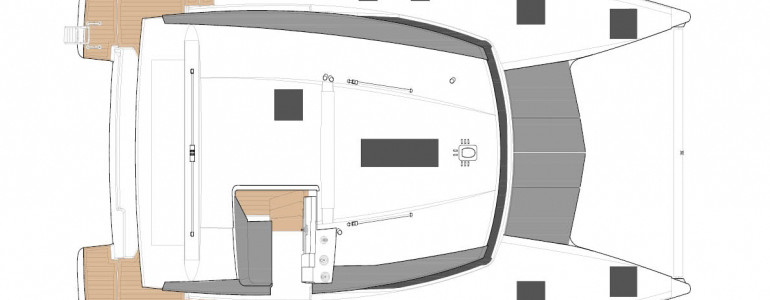 Fountaine Pajot Lucia 40 Exterior Plan
