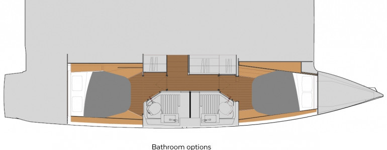 Fountaine Pajot Astréa 42 Нижняя Палуба (Опционально)