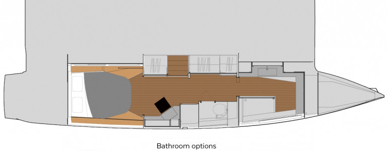 Fountaine Pajot Astréa 42 Нижняя Палуба