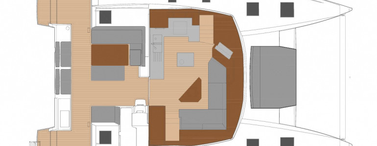 Fountaine Pajot Saona 47 Pont Principal