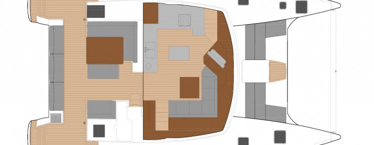 Fountaine Pajot Saba 50 Ponte Principale
